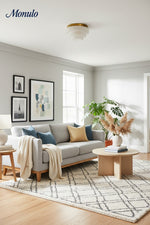 Load image into Gallery viewer, Capigia Layered Frosted Glass &amp; Metal Ceiling Light – Modern Style for Bedroom &amp; Hallway