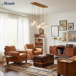 Load image into Gallery viewer, Talvior Sculptural Faceted Glass Branch Chandelier – Modern 7-Light for Dining Room
