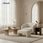 Load image into Gallery viewer, Pelviona Ribbed Glass &amp; Antique Brass Table Lamp – Modern Accent Lighting for Living Room