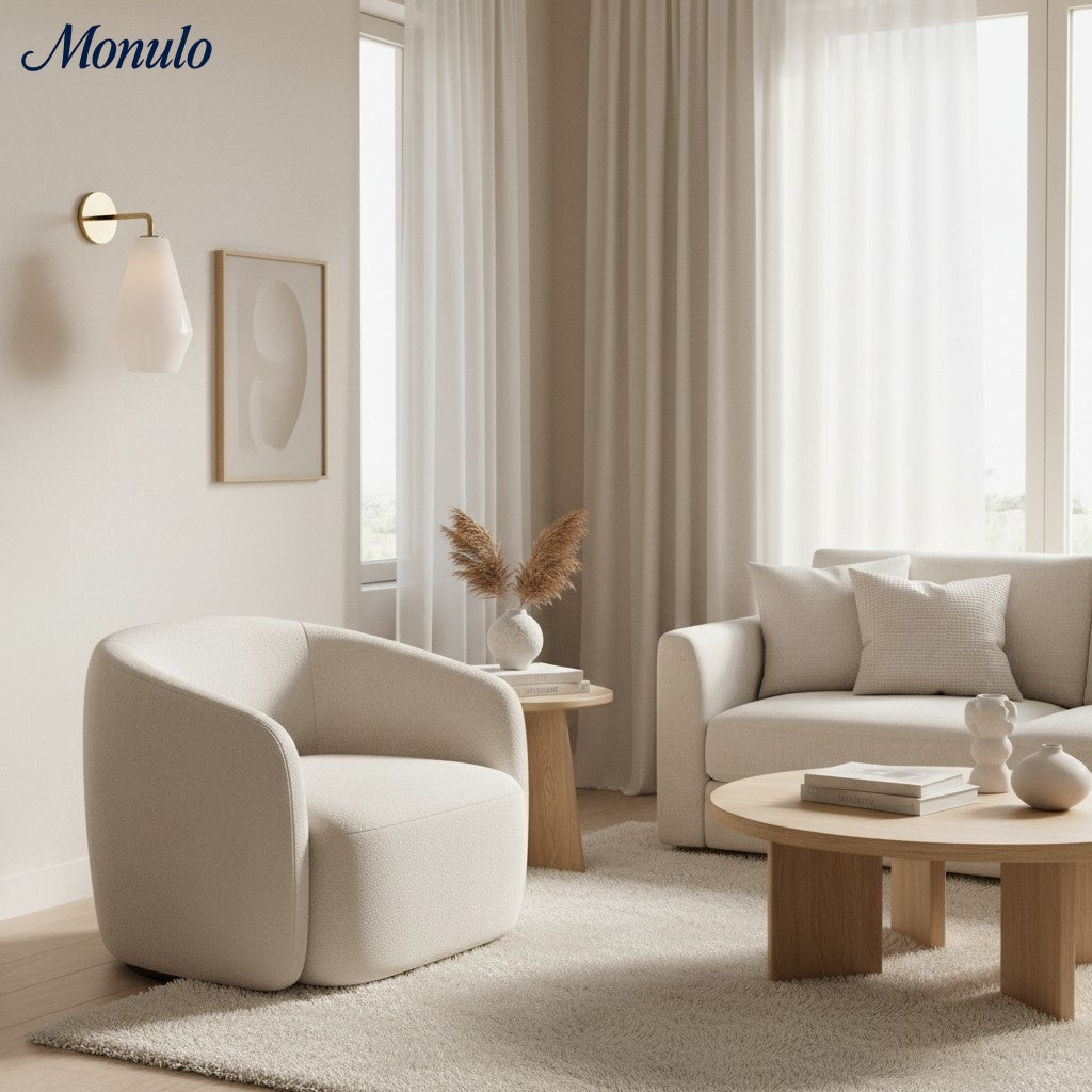 Merin Sculptural Glass Wall Lamp – Geometric Modern Wall Sconce for Bedrooms & Hallways