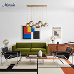 Load image into Gallery viewer, Selvion Contemporary Style Sculptural 7-Light chandelier – Perfect for Entryway or Office
