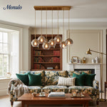 Load image into Gallery viewer, Selvion Contemporary Style Sculptural 7-Light chandelier – Perfect for Entryway or Office
