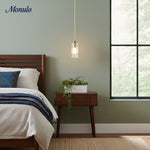 Load image into Gallery viewer, Rivora Fluted Glass Shade Pendant Lighting – Contemporary Pendant Light for Residentia
