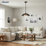 Bild in Gallery-Viewer laden, Elorina Pendelleuchte - Perforierter Metallschirm, Champagnerbronze
