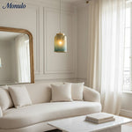Load image into Gallery viewer, Helvo Mid-Century Inspired Glass Shade Pendant – Stylish Pendant Lighting for Living Area
