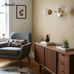 Cargar imagen en el visor de la Galería, Aplique de pared doble moderno Lumio Globe – Iluminación de transición para baños y pasillos