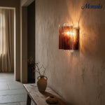 Load image into Gallery viewer, Verdura Architectural Wall Mounted Lamp with Glass Panel Design
