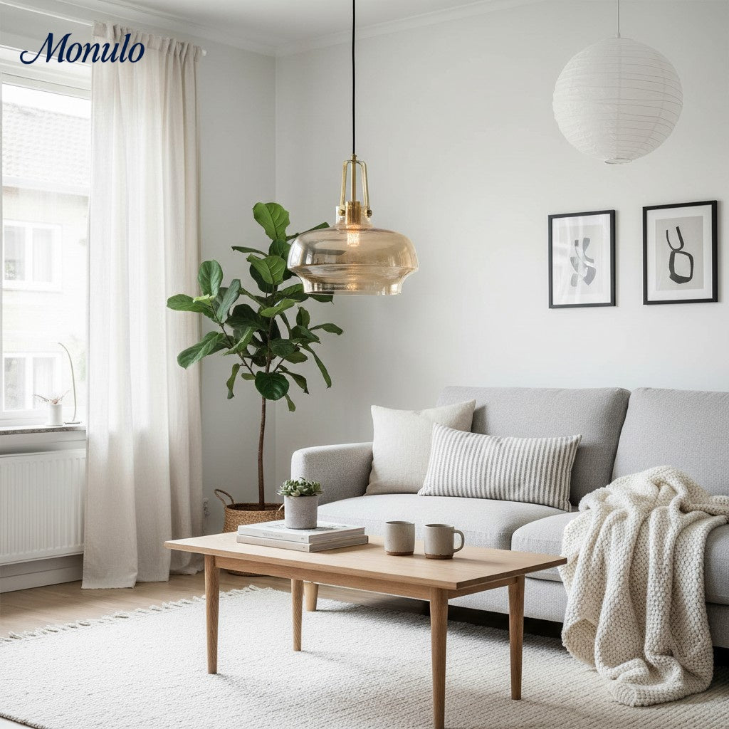 Lawson Fish-Tank Inspired Transparent Glass Pendant – Contemporary Hanging Fixture for Home