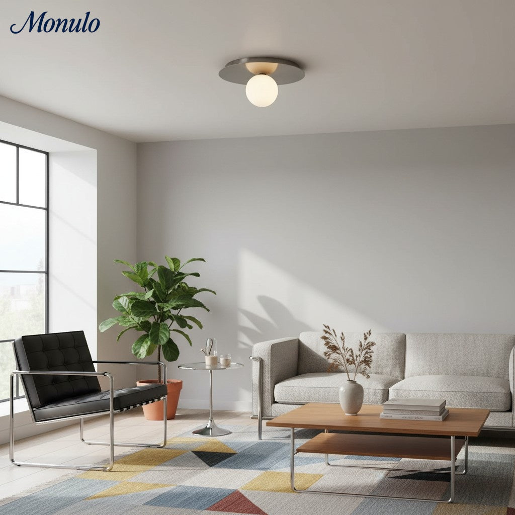 Rivolence Elegant Ring-Silhouette Nordic Wall/ Ceiling Light for Living Room