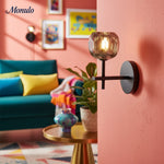 Load image into Gallery viewer, Lustrielle Clear Glass Cylindrical Wall Sconce – Modern Luxury Wall Light for Hallway