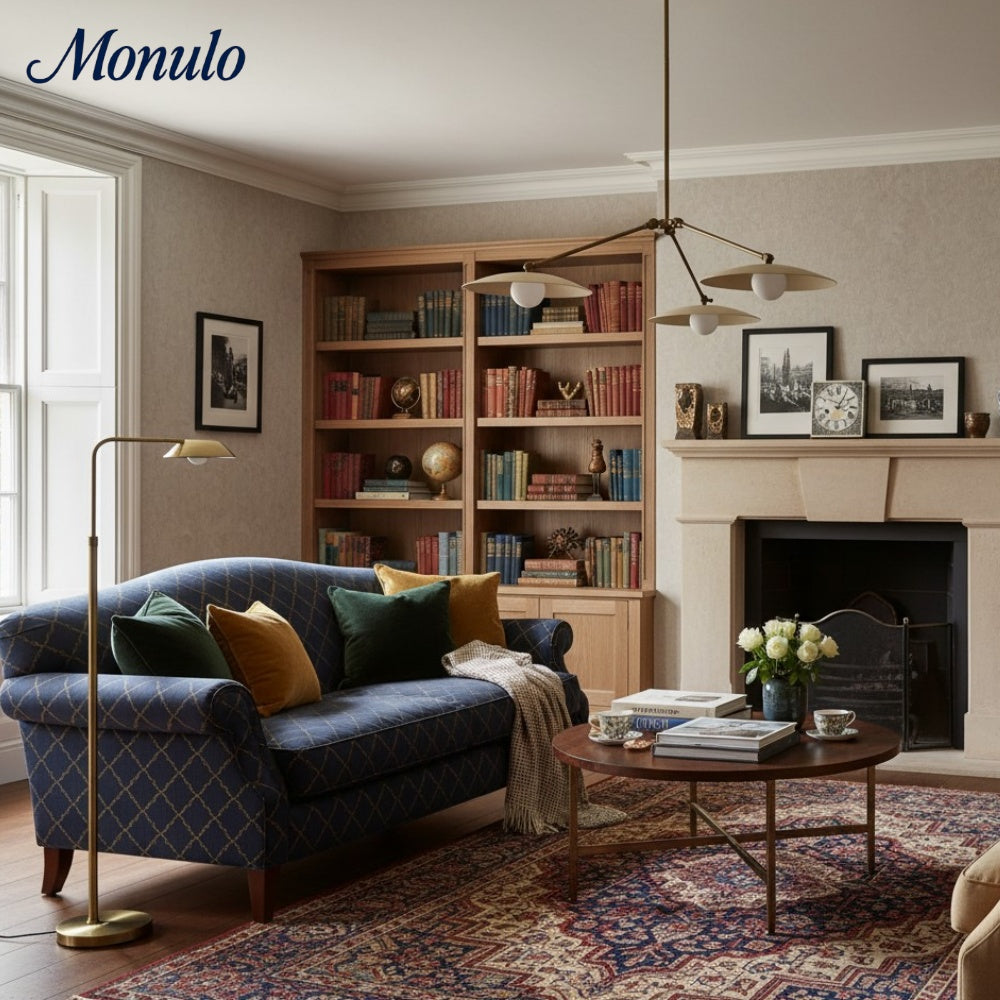 Lustre arqué en métal massif Curva – Suspension de style industriel-moderne pour salle à manger