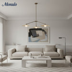 Charger l'image dans la visionneuse de galerie, Lustre arqué en métal massif Curva – Suspension de style industriel-moderne pour salle à manger