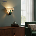 Load image into Gallery viewer, Verdura Tiffany Inspired Artistic Glass Wall Light – Accent Wall Fixture for Home
