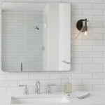 Load image into Gallery viewer, Glavira Recycled Glass Wall Sconce - Modern Bathroom Vanity Light
