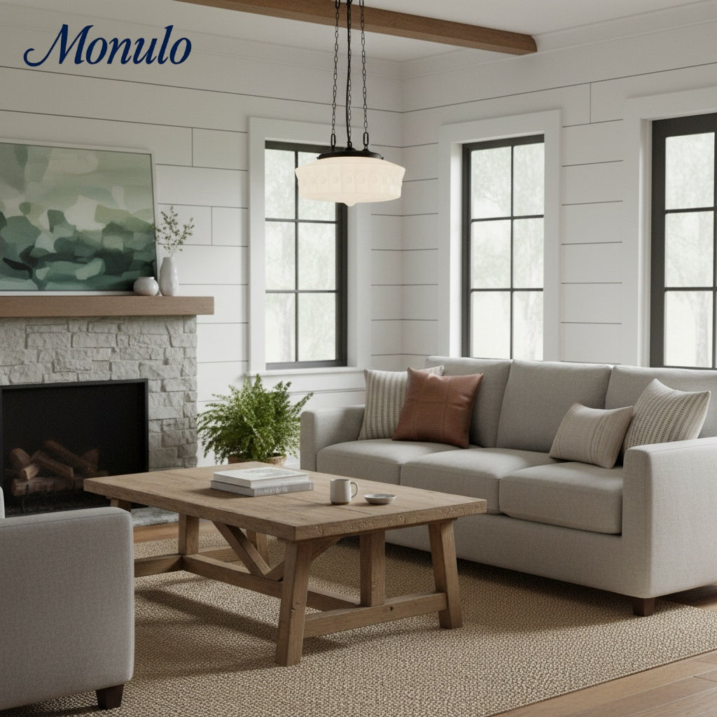 Dretta Tiered Drum Shade Pendant – Versatile Ceiling Light for Residential and Commercial Interiors