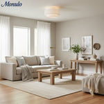 Load image into Gallery viewer, Dumora Tiered Fabric Ceiling Light – Soft Diffused Illumination for Hotels and Residential Interiors
