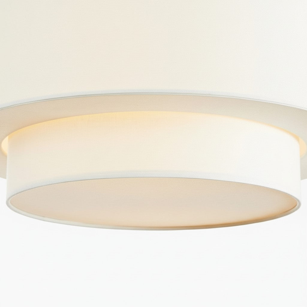 Dumora Tiered Fabric Ceiling Light – Soft Diffused Illumination for Hotels and Residential Interiors
