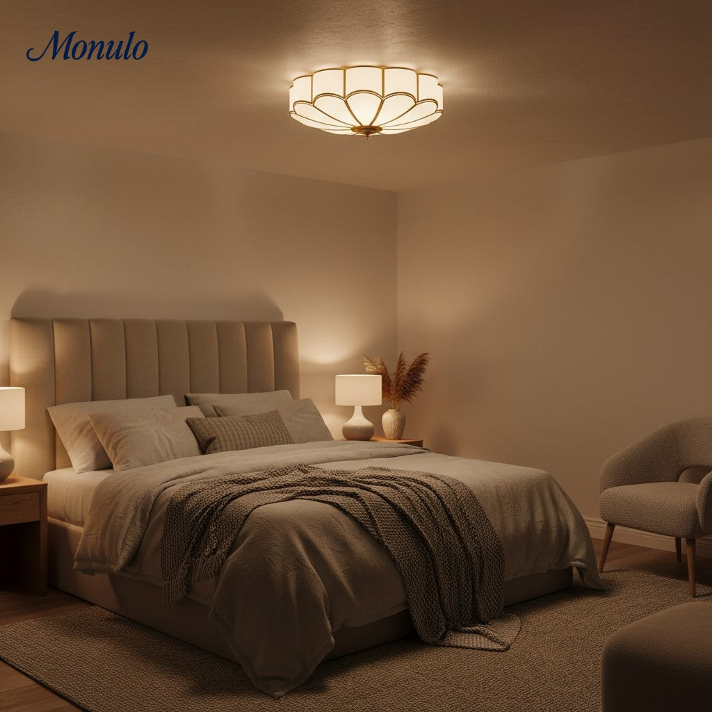 Flora Elegant Deco Ceiling Light – Artistic Flush Mount for Dining Rooms and Foyers