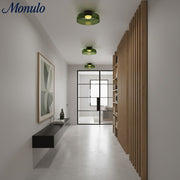 Verdoma Applique Plafonnier en Verre Multicouche Sculptural Design Moderne Scandinave pour Espaces de Vie