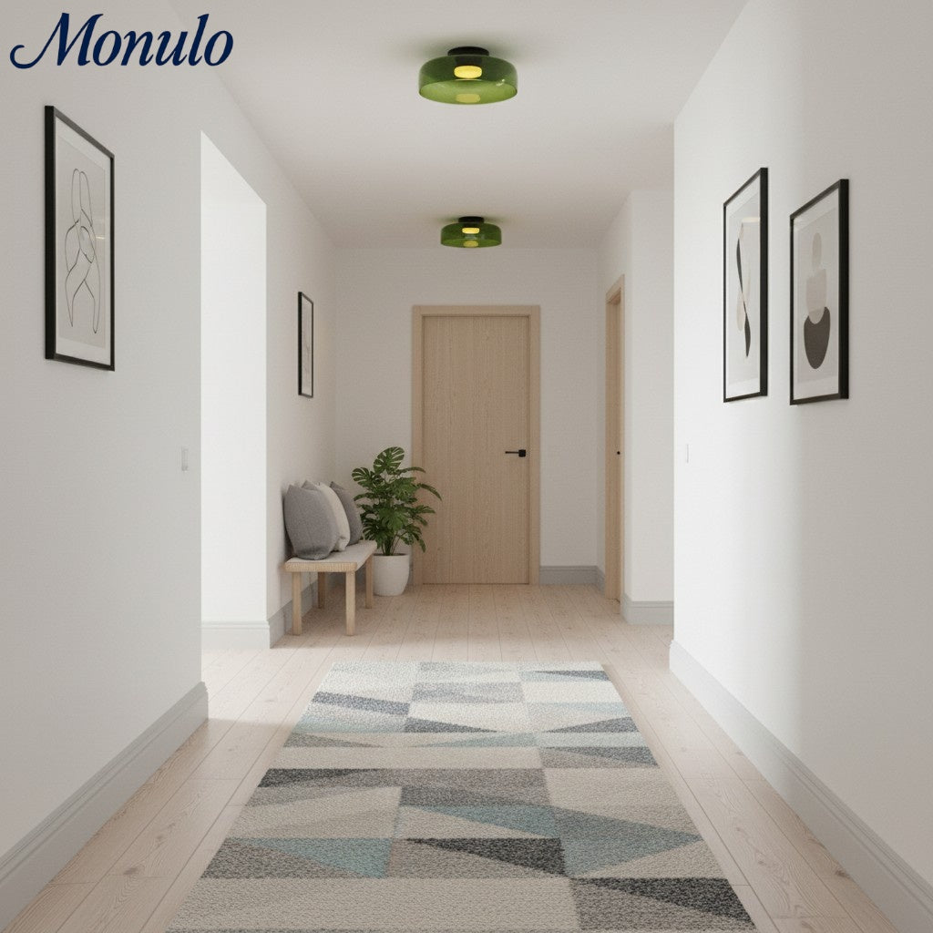 Verdoma Applique Plafonnier en Verre Multicouche Sculptural Design Moderne Scandinave pour Espaces de Vie