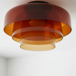 Charger l'image dans la visionneuse de galerie, Verdoma Applique Plafonnier en Verre Multicouche Sculptural Design Moderne Scandinave pour Espaces de Vie