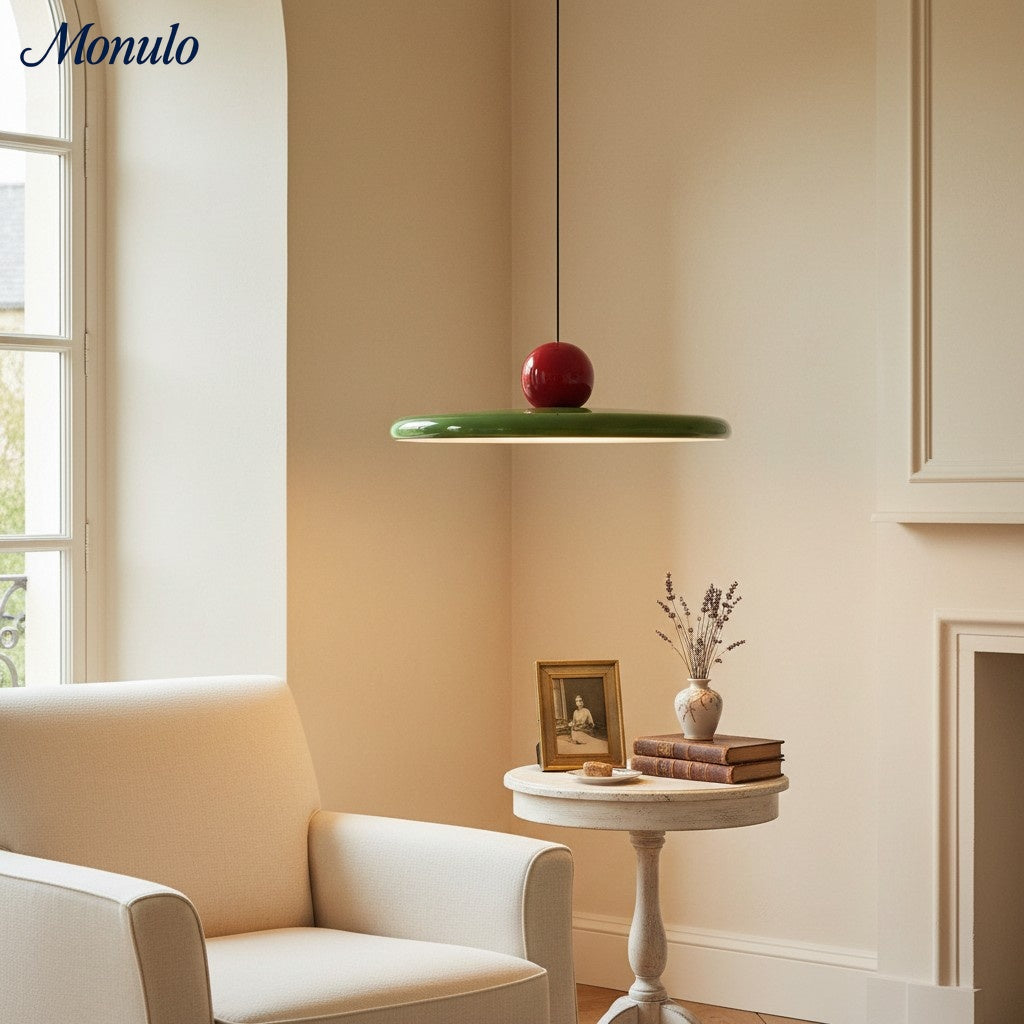 Verdoma Disc and Orb Pendant Light - Nordic Style Hanging Light for Kitchen Islands and Dining Rooms