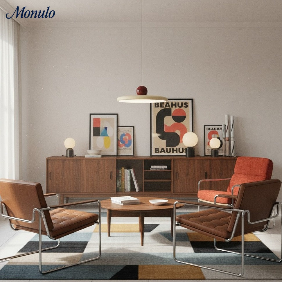 Verdoma Disc and Orb Pendant Light - Nordic Style Hanging Light for Kitchen Islands and Dining Rooms