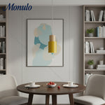 Cargar imagen en el visor de la Galería, Lámpara colgante cilíndrica Verdoma Playful Macaron - Cadena ajustable para iluminación de hogar y cafetería