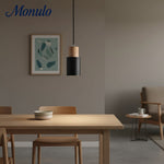 Cargar imagen en el visor de la Galería, Lámpara colgante cilíndrica Verdoma Playful Macaron - Cadena ajustable para iluminación de hogar y cafetería