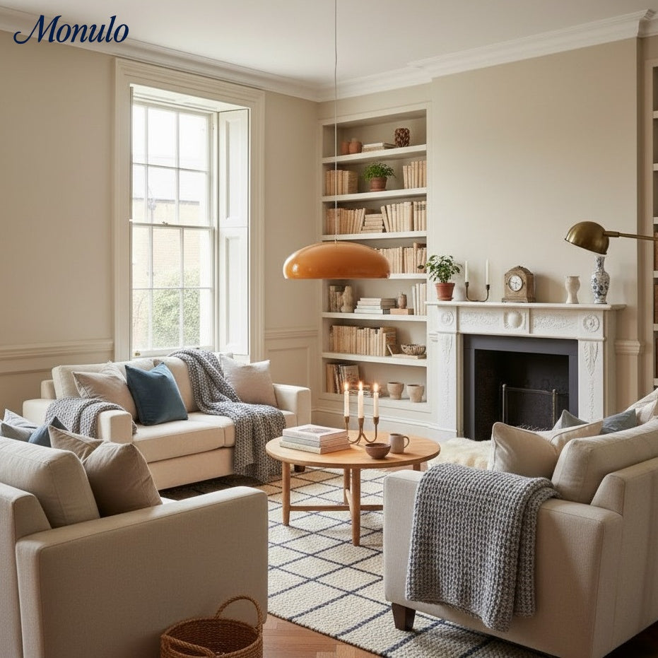 Verdoma Sleek Modern Metal Bowl Pendant Light for Bedrooms and Hallways