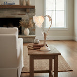 Load image into Gallery viewer, Verdoma Lily Flower Adjustable Table Lamp with Elegant Floral Shade for Bedroom and Living Room