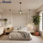 Load image into Gallery viewer, Verdoma Tropical Boho Decorative Glass Pendant Light for Entryway or Hallway