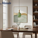 Load image into Gallery viewer, Verdoma Vintage Lantern Stained Glass Pendant Light - Retro Design for Dining Room Kitchen Living Space