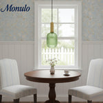 Load image into Gallery viewer, Verdoma Vintage Lantern Stained Glass Pendant Light - Retro Design for Dining Room Kitchen Living Space