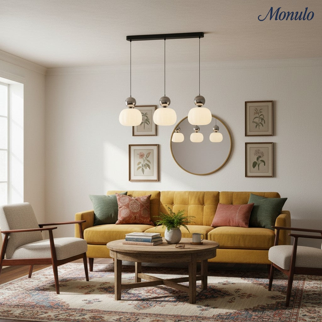 Lampe suspendue moderne raffinée Verdoma Art déco pour espaces résidentiels