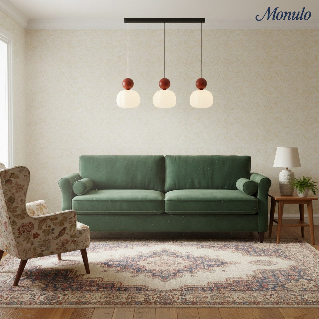 Lampe suspendue moderne raffinée Verdoma Art déco pour espaces résidentiels