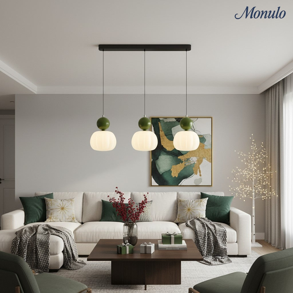 Lampe suspendue moderne raffinée Verdoma Art déco pour espaces résidentiels