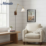 Bild in Gallery-Viewer laden, Verdoma Verfeinerte Schwenkarmlampe für die Wand - Verstellbarer Arm im modernen klassischen Stil für Wohn- und Schlafzimmerbeleuchtung