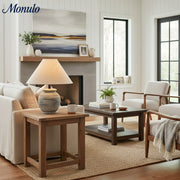 Lampe de table minimaliste en métal et céramique Ceravine - Design nordique pour chevet et salon