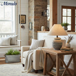 Charger l'image dans la visionneuse de galerie, Lampe de table minimaliste en métal et céramique Ceravine - Design nordique pour chevet et salon