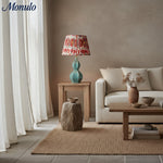 Bild in Gallery-Viewer laden, Thalune Bio-Kürbis Keramik-Tischlampe – Japandi-Stil Beleuchtung für Nachttische im Schlafzimmer