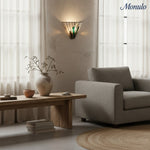 Load image into Gallery viewer, TF Astoria Art Glass Wall Sconce – Handcrafted Vintage Style Accent Lamp for Bedrooms