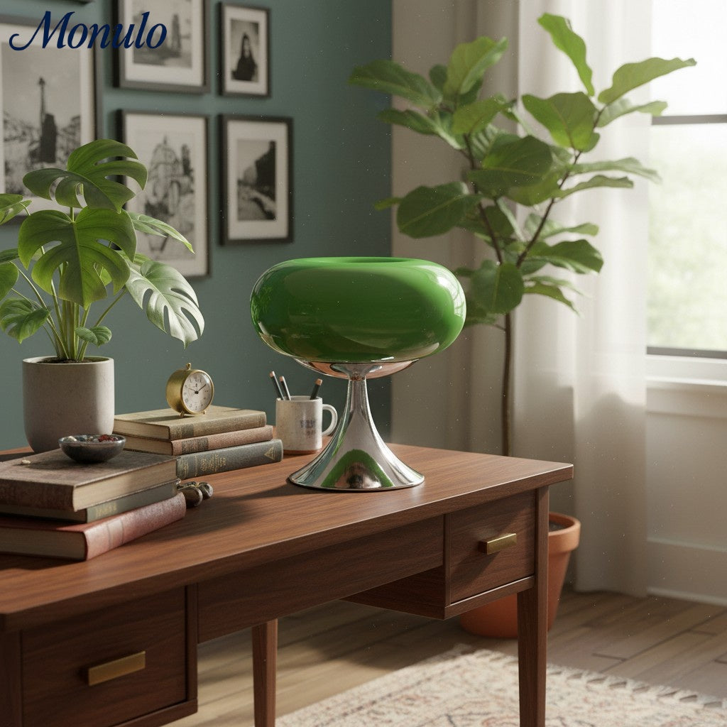 Lampe de table arrondie Verdoma style art moderne - Utilisation chambre salon