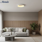 Charger l'image dans la visionneuse de galerie, Lampe de plafond Lumiflexa Sleek Circle - Design minimaliste pour salons modernes