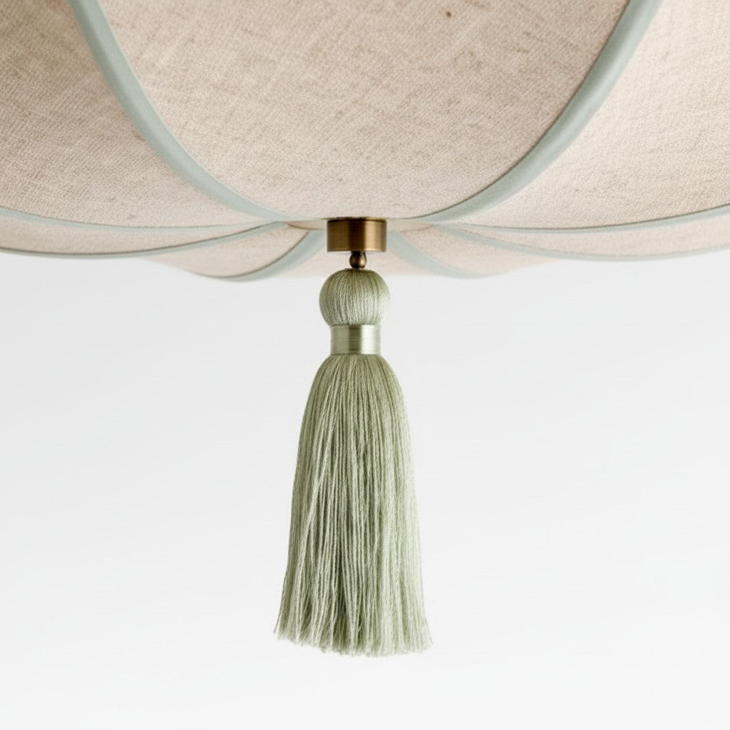 Lámpara de techo Valoflor artística con pétalos florales y estilo escultórico en capas para salas de estar y dormitorios