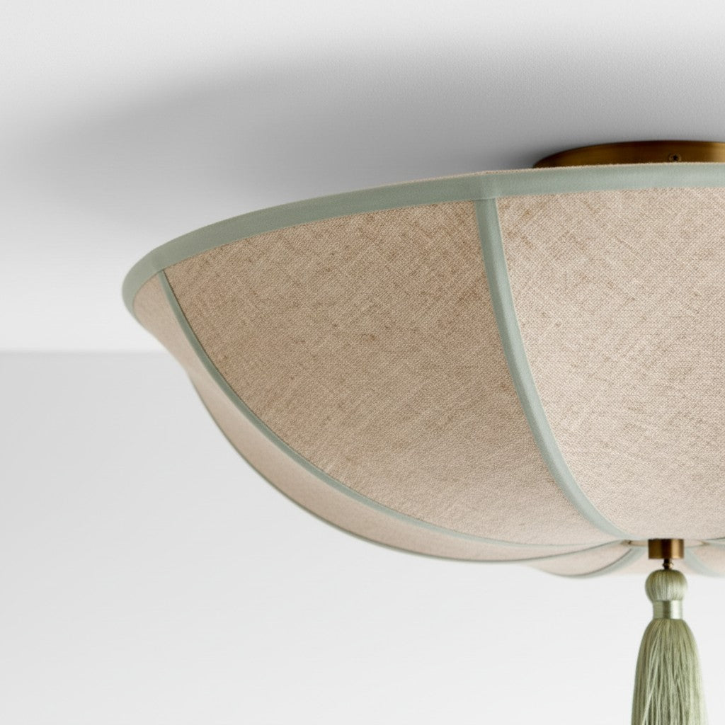 Lámpara de techo Valoflor artística con pétalos florales y estilo escultórico en capas para salas de estar y dormitorios