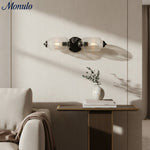 Cargar imagen en el visor de la Galería, Aplique de pared Eloise vintage de vidrio lechoso festoneado: iluminación de acento moderna para baño y dormitorio