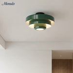 Bild in Gallery-Viewer laden, Veleora dreistufige skulpturale Deckenlampe im Bauhaus-Stil für Wohnzimmer und Schlafzimmer