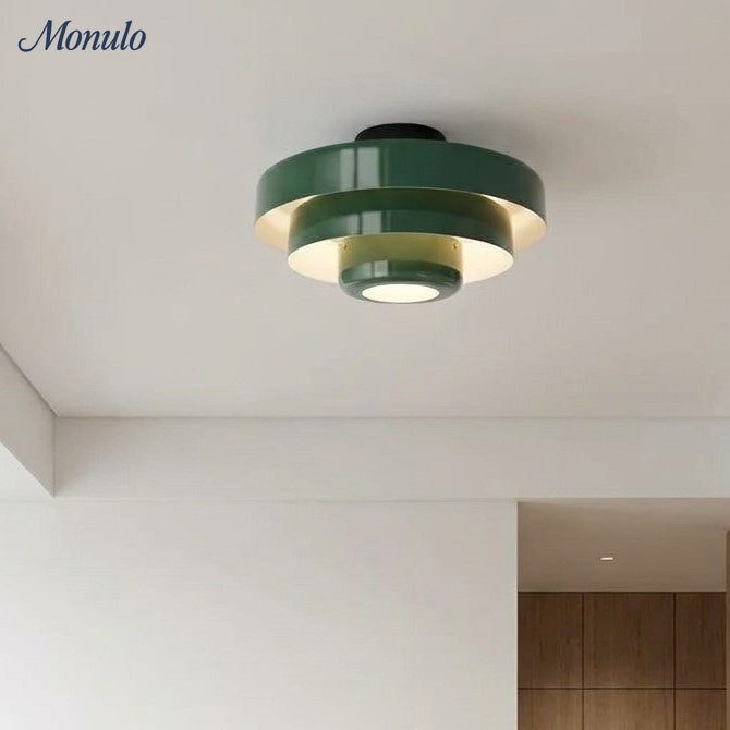 Veleora dreistufige skulpturale Deckenlampe im Bauhaus-Stil für Wohnzimmer und Schlafzimmer