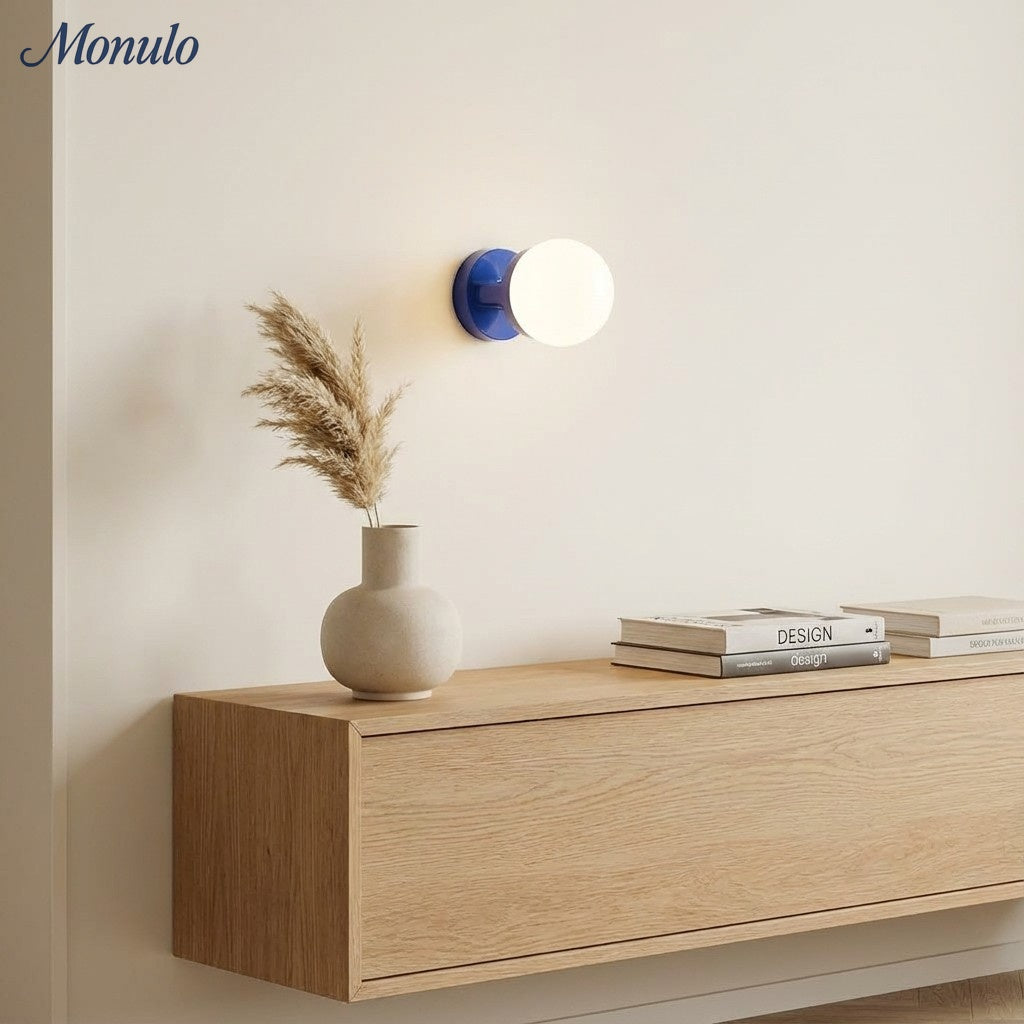 Nebulon Skulpturale Wandleuchte mit organischer Form für Wohnzimmer und Flure